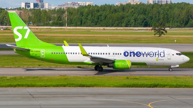 RA-73664:Boeing 737-800:S7 Airlines